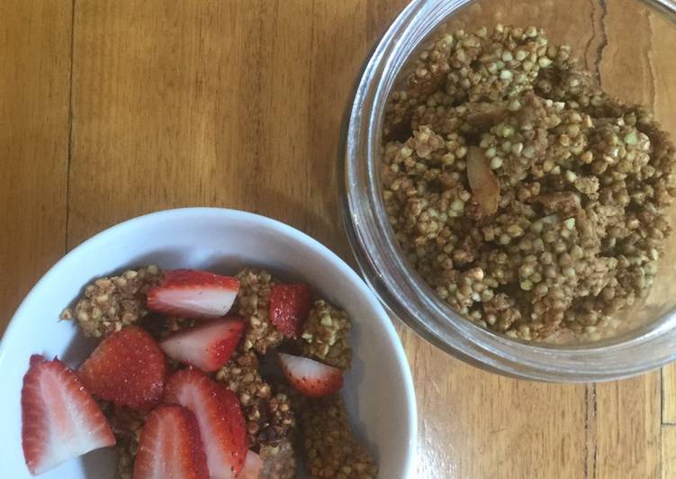 Easiest Way to Prepare Appetizing Buckwheat granola | Simple Recipe For Kids