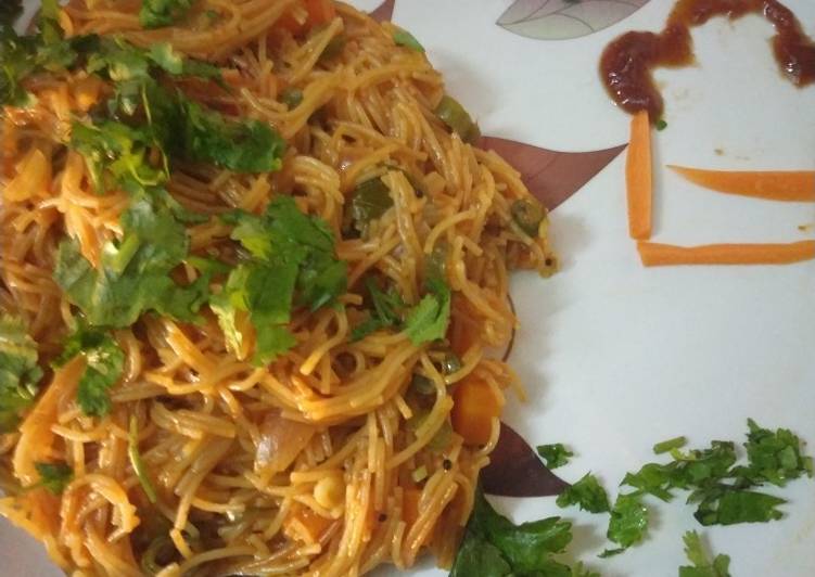 Recipe of Homemade Semiya upma #ebook #cookpad turn 3