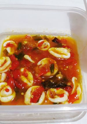 Foto resep Cumi Basah Saus Padang