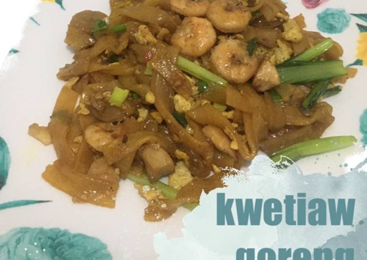 Resep Kwetiaw goreng ala chinese food Anti Gagal