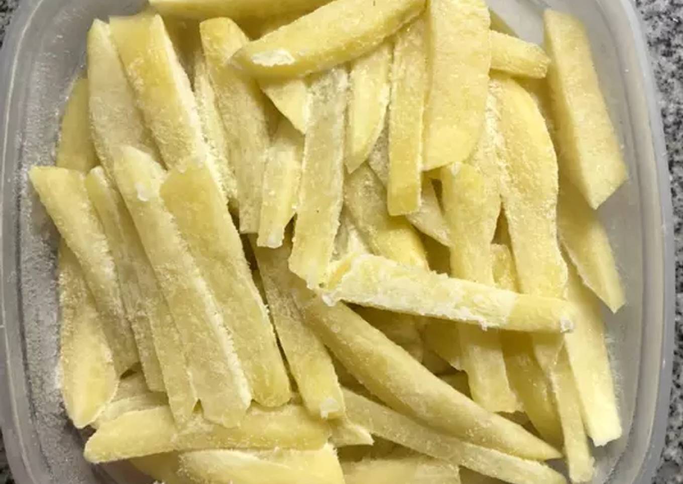 Papa frita saludable