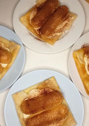 Une photo de Crêpes tiramisu