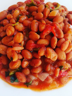 A picture of Yellow Beans stew.