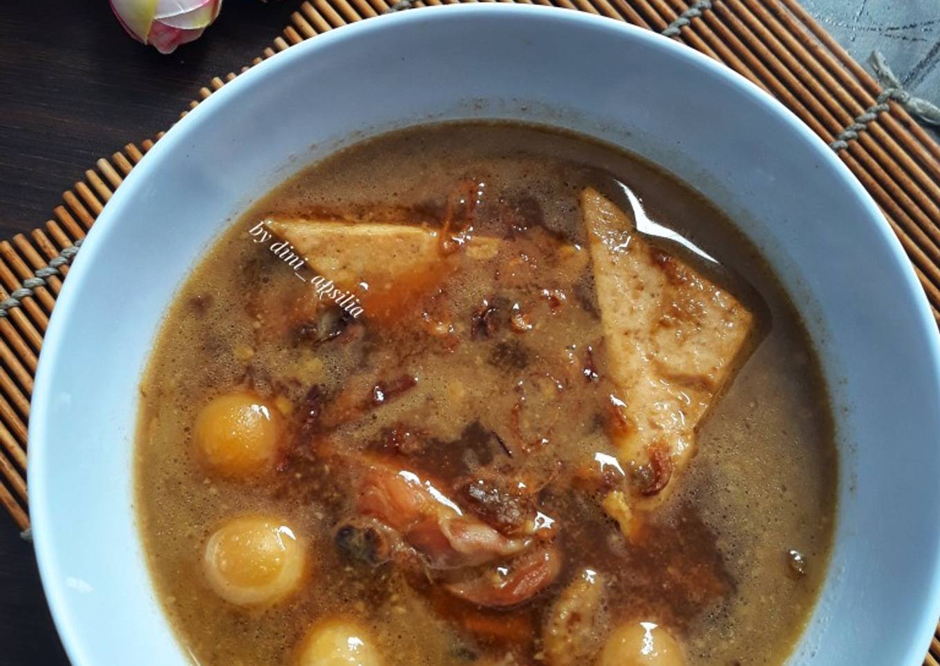 Semur Telur Puyuh, Tahu, dan Ayam