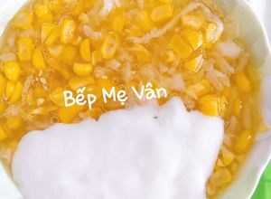 Hình của món Chè bắp đường thốt nốt cốt dừa.