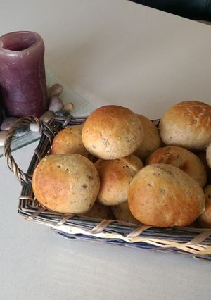 A picture of Swedish Rye Bread Buns.
