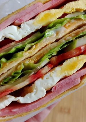 Foto resep Sandwich roti tawar super simpel