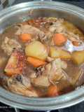 Ayam kecap dengan sayuran