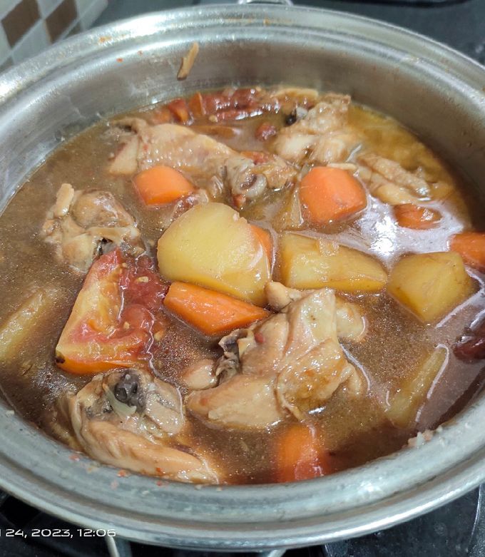 Foto resep Ayam kecap dengan sayuran