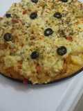 Colorful chicken pizza #4weekchallenge#