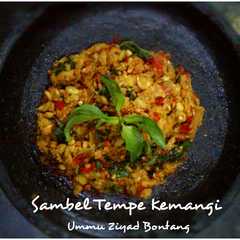 A picture of Sambal Tempe Kemangi.