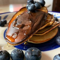 Whey Protein Pancakes A picture of Whey Protein Pancakes.