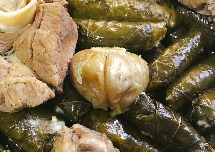ورق عنب باللحمة والأرز