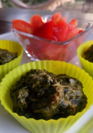 Una foto de Muffins de espinacas