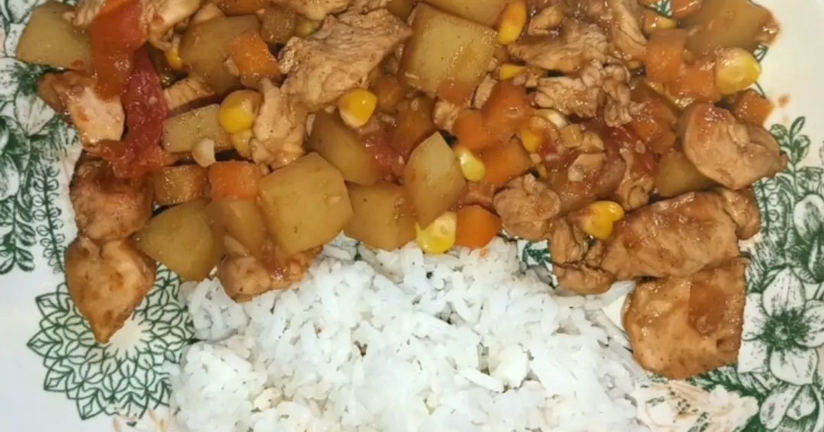 MENU DIET : AYAM PEDAS MANIS