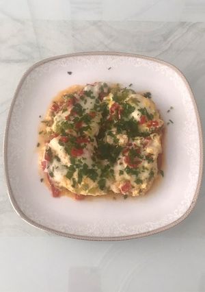 عکسی از دستور املت پنیری 🍳🧀