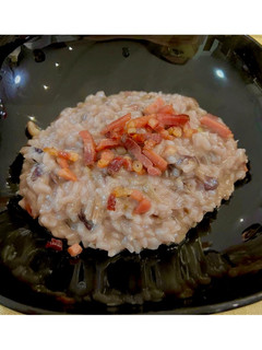 Foto di Risotto al radicchio e speck 🍛🥓