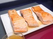 Una foto de salmón con cava