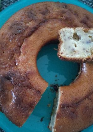 Una foto de Budín navideño con frutos secos!