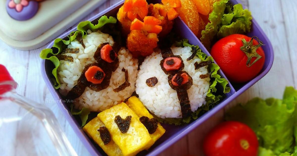 Resep Bento Nasi Minion  Tahu Tempe unik sederhana oleh 