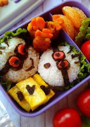 Foto resep Bento Nasi Minion Tahu Tempe, unik sederhana
