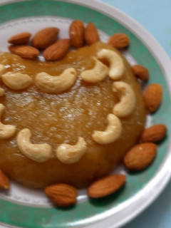 அசோகா அல்வா (Ashoka halwa recipe in tamil) செய்முறை முக்கிய புகைப்படம்