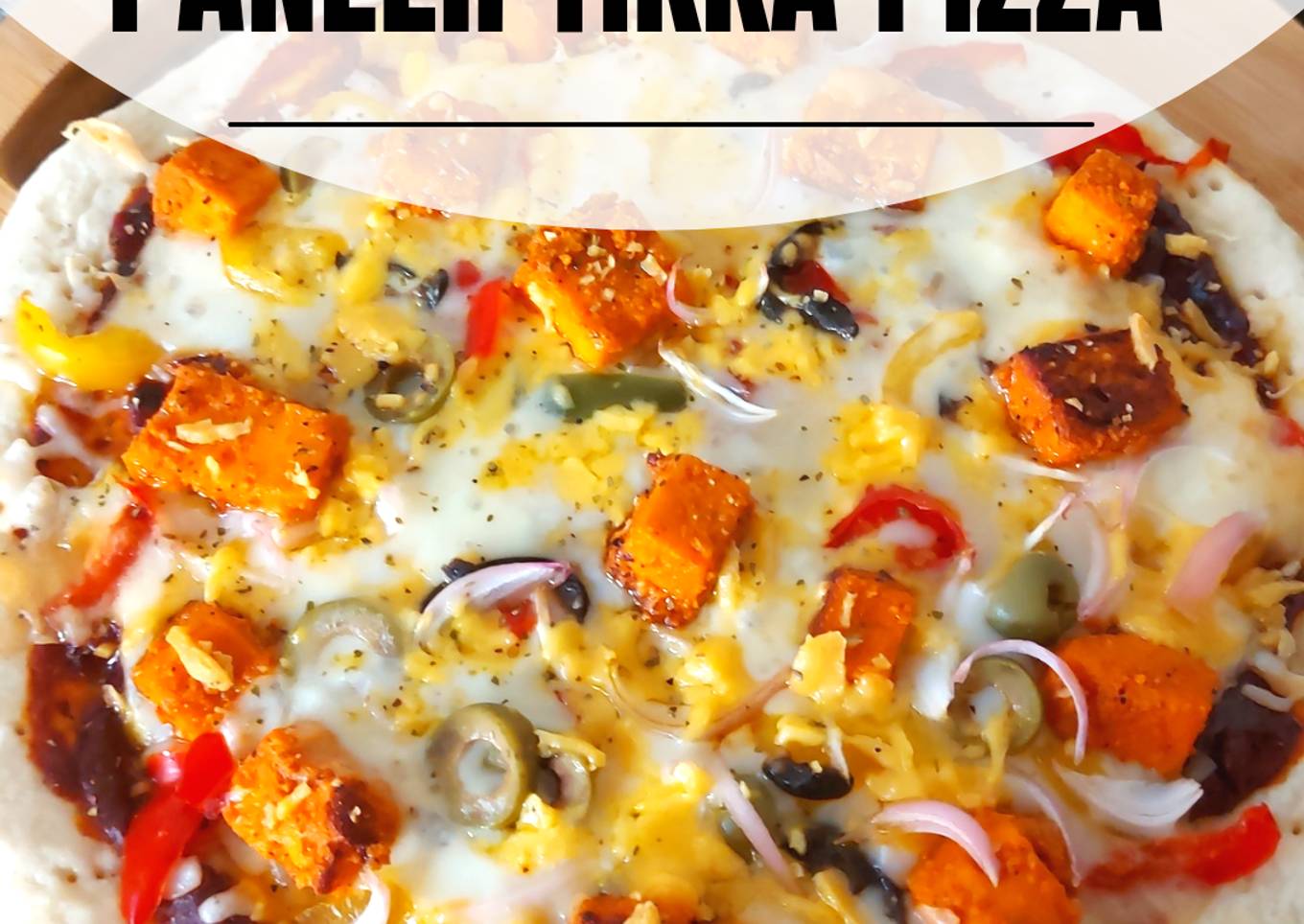 Paneer Tikka pizza