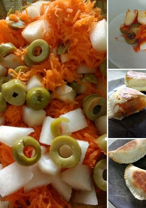 Una foto de Empanadas de Pera, Zanahorias y Aceitunas