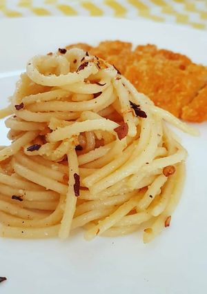 Foto resep Aglio olio ~clasic (#pr_pasta)