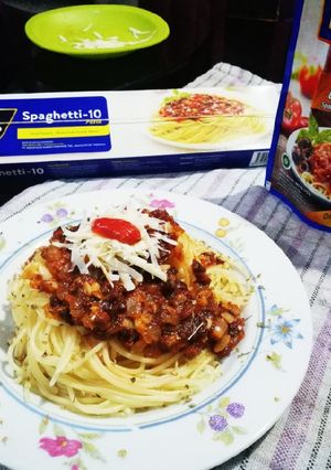 Foto resep Spaghetti Bolognese🍝 Aldente 🍝Kilat Antigagal