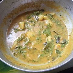 A picture of Dahiwale Aloo.