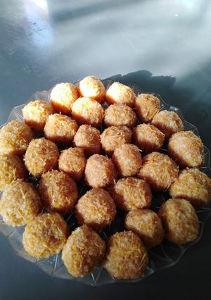 صورة لوصفة كرات الشعيرية بجوز الهند 🇮🇳 🧡