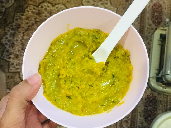 Cara Gampang Menyiapkan Resep Bubur Labu Ayam Kembang Kol (MPASI 7 Bulan) yang Bisa Manjain Lidah Anti Ribet, Mantap Sekali