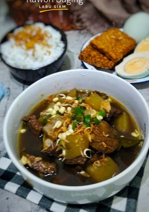 Foto resep Rawon Daging Labu Siam
