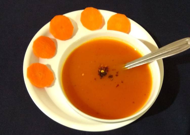 Step-by-Step Guide to Prepare Super Quick Homemade Carrot tomato soup