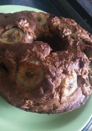 Una foto de "Budín" de banana y nueces súper húmedo