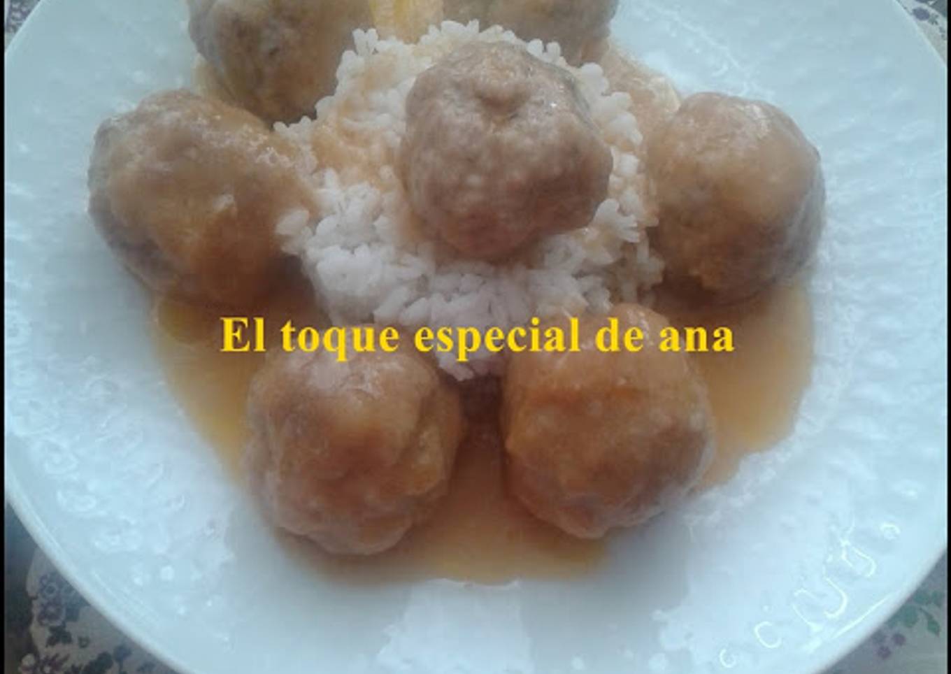 Albóndigas con queso azul