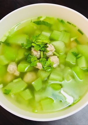 รูปของ แกงจืดมะระหวาน #เย็นนี้ผอมเเน่