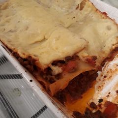 A picture of My lasagne.