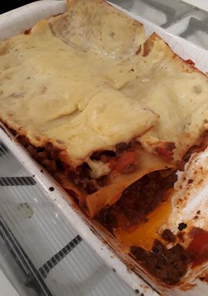 A picture of My lasagne.