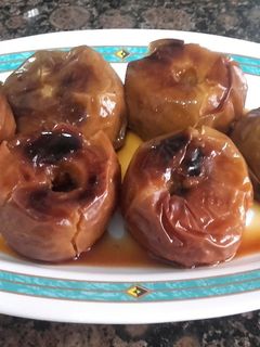 Una foto de Manzanas asadas