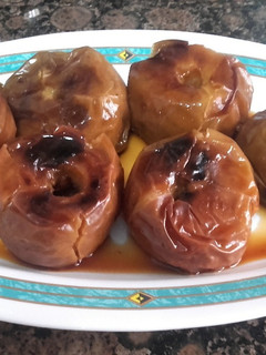 Una foto de Manzanas asadas