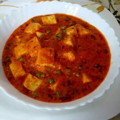 A picture of Matar paneer Masala.