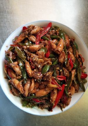 Foto resep Cumi asin pedas manis