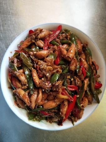 Cara Simple Menyiapkan Resep  Cumi asin pedas manis yang Sempurna, Sempurna