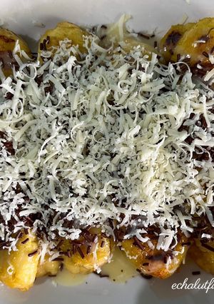Foto resep Pisang Penyet Topping Coklat Keju