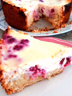 Una foto de Kuchen de frambuesa
