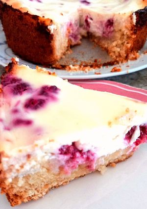 Una foto de Kuchen de frambuesa
