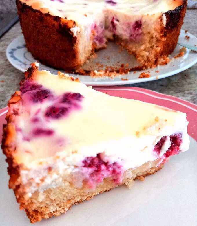 Una foto de Kuchen de frambuesa