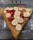 27. Crepas de avena con fruta